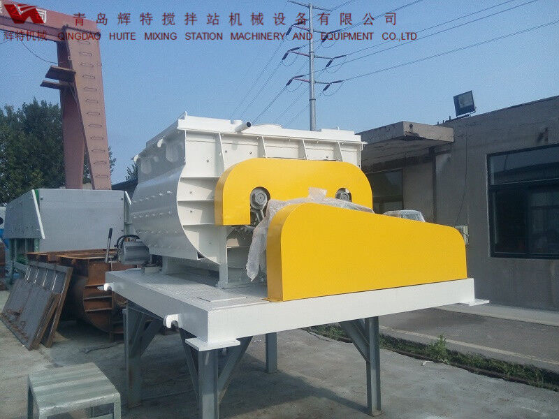 JS750攪拌臂采用偏心式設(shè)計，延長使用壽命，青島輝特機械