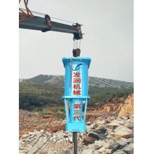 雨花石開采機械設備電動液壓劈裂機使用說明