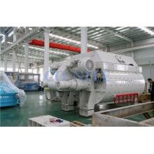 強制式混凝土攪拌機采用雙臥軸的設(shè)計形式強
