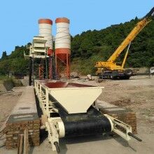 長春市低價出售 御天龍混凝土攪拌站 HZS35小型攪拌站 農(nóng)用混凝土機(jī)械圖