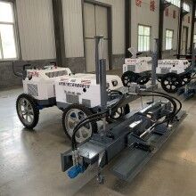 奧力德混泥土激光整平機四輪座駕自動找平攤鋪