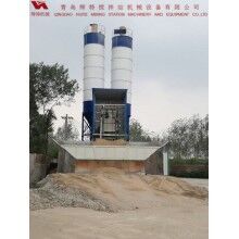 輝特混凝土攪拌站HZS50攪拌性能強(qiáng)，攪拌均勻、迅速，生產(chǎn)效率高