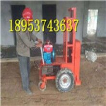 不開玩笑！自走式四輪鏈條打夯機(jī) 柴油夯錘機(jī)