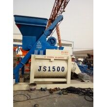 JS1500攪拌機最新報價，雙臥軸強制式攪拌機廠家直銷